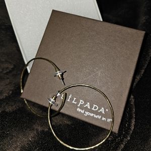 SILPADA Brass Hoop Earrings